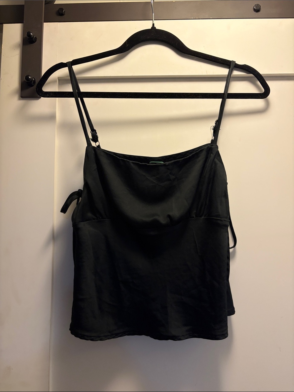 wild fable Black Satin Camisole Top